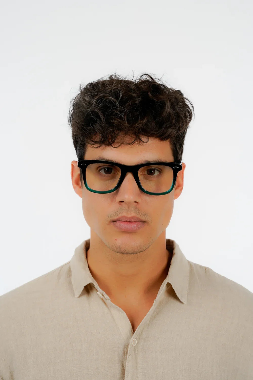 Men's Eyeglasses Red Raven