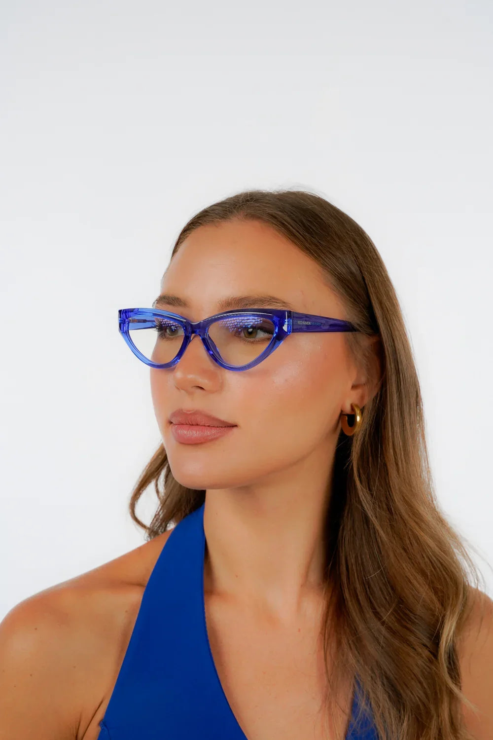 Men's Eyeglasses Red Raven