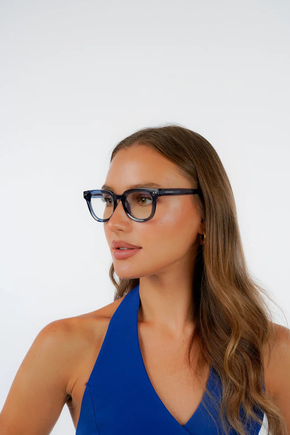 Men's Eyeglasses Red Raven