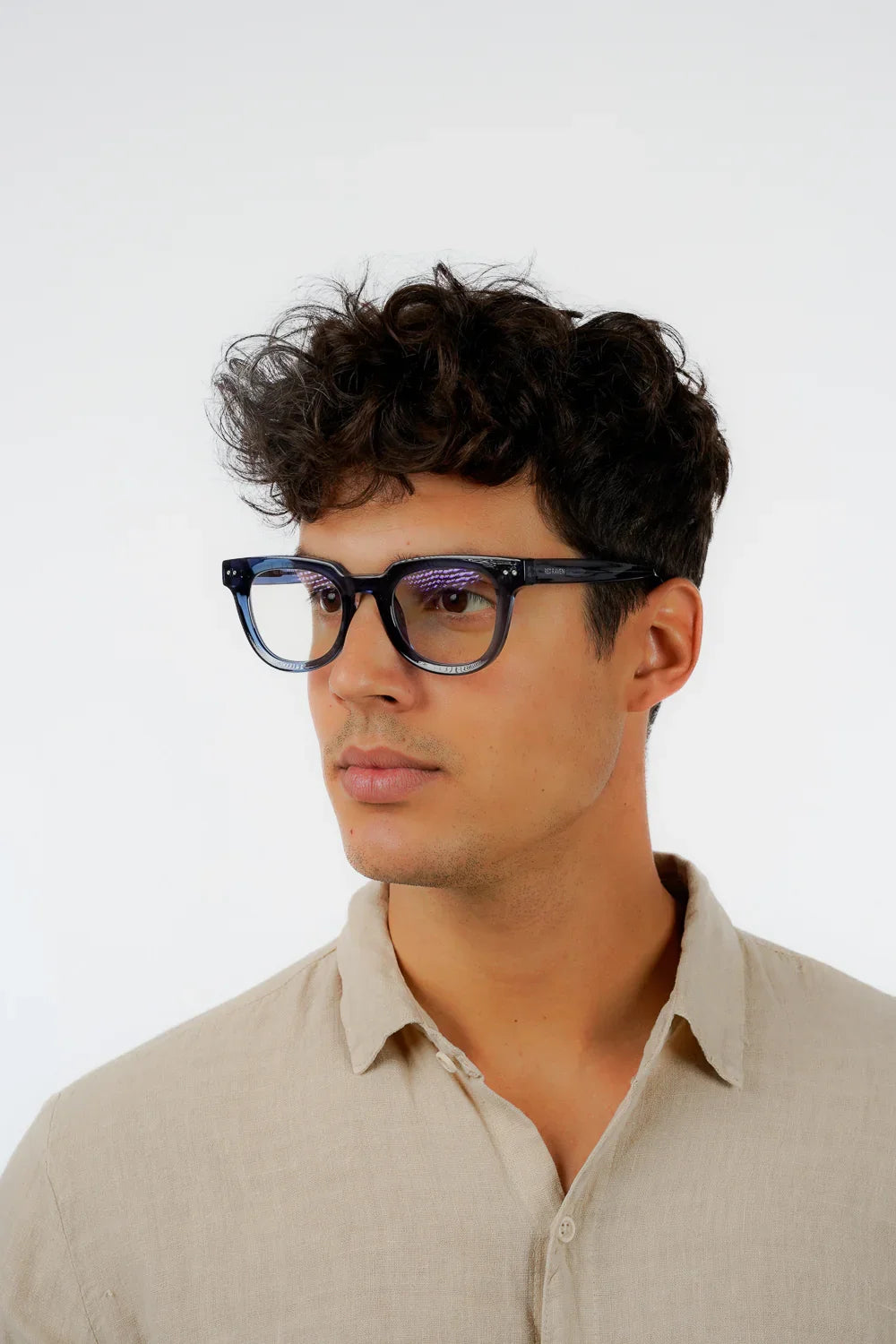 Men's Eyeglasses Red Raven