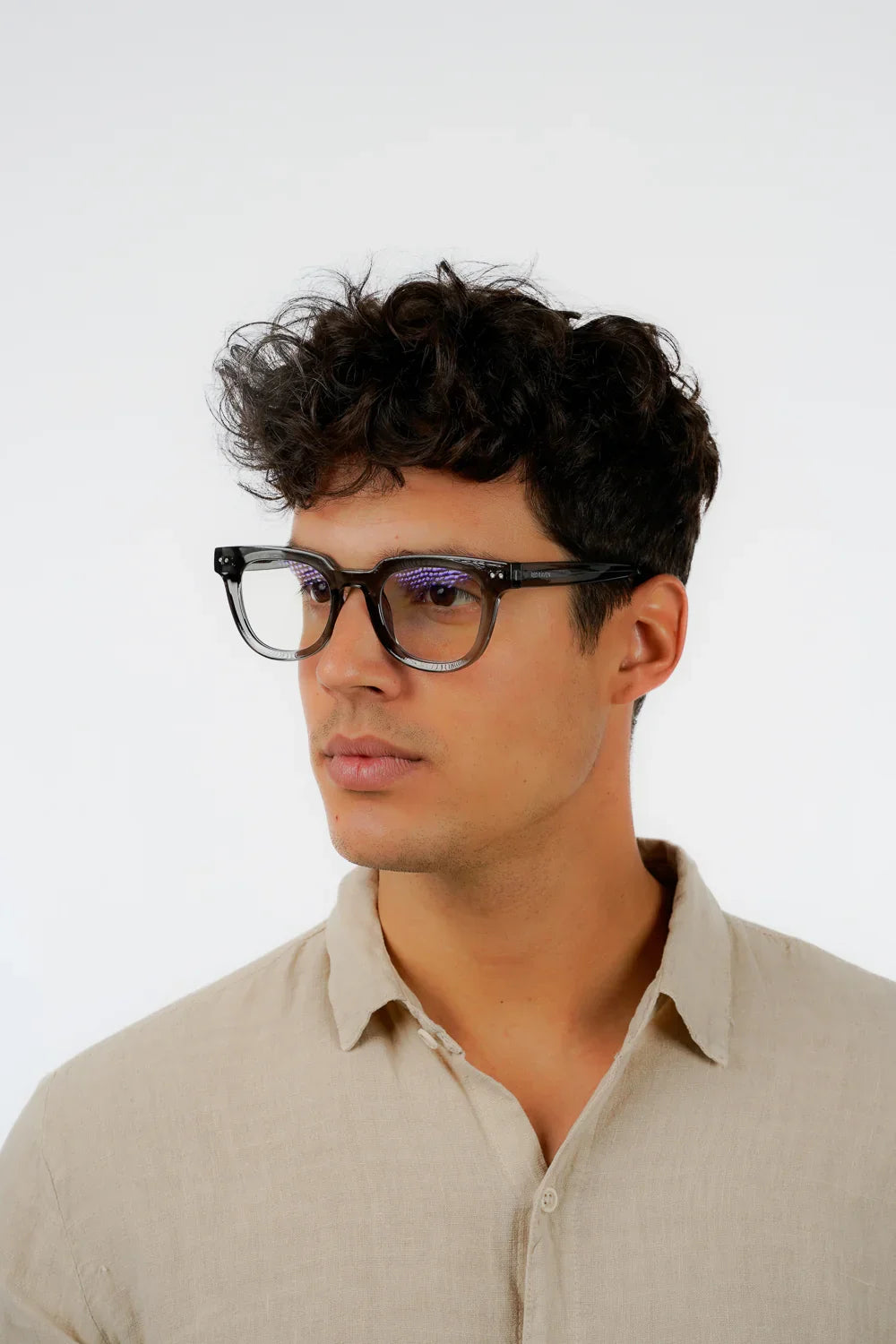 Men's Eyeglasses Red Raven