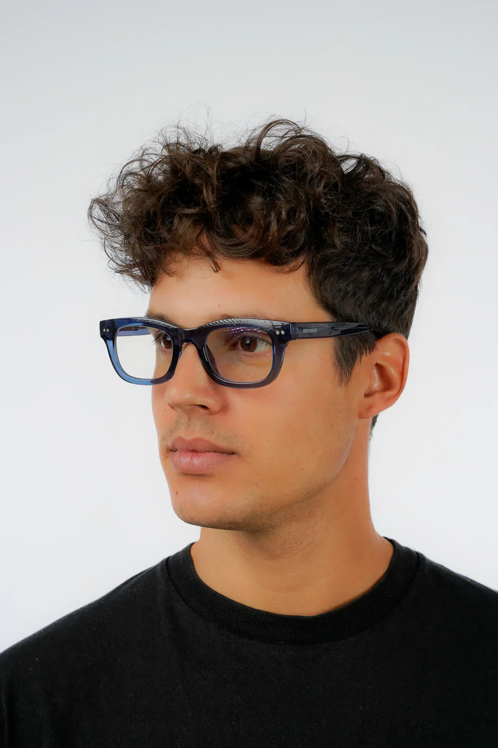Men's Eyeglasses Red Raven