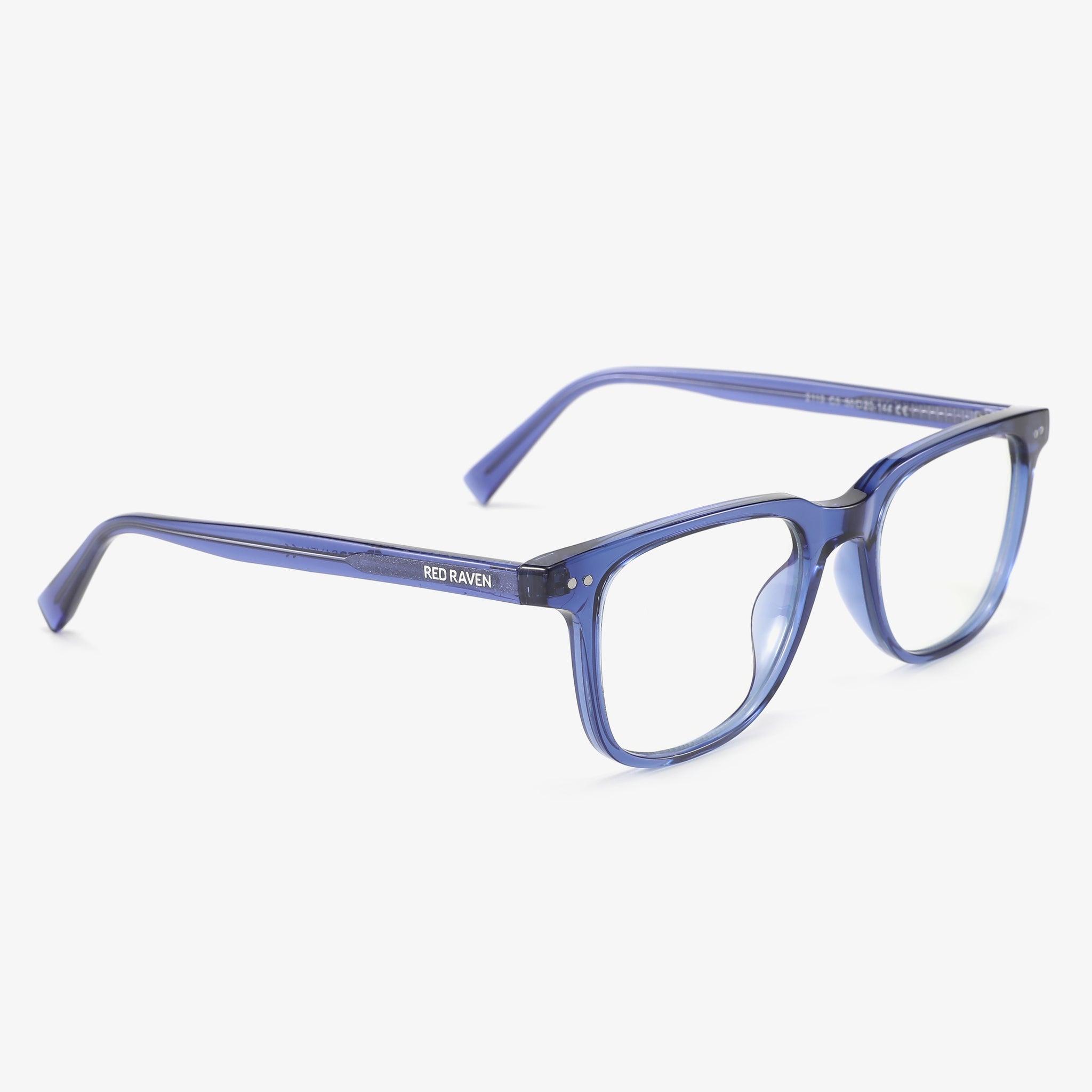 Men's Eyeglasses Red Raven