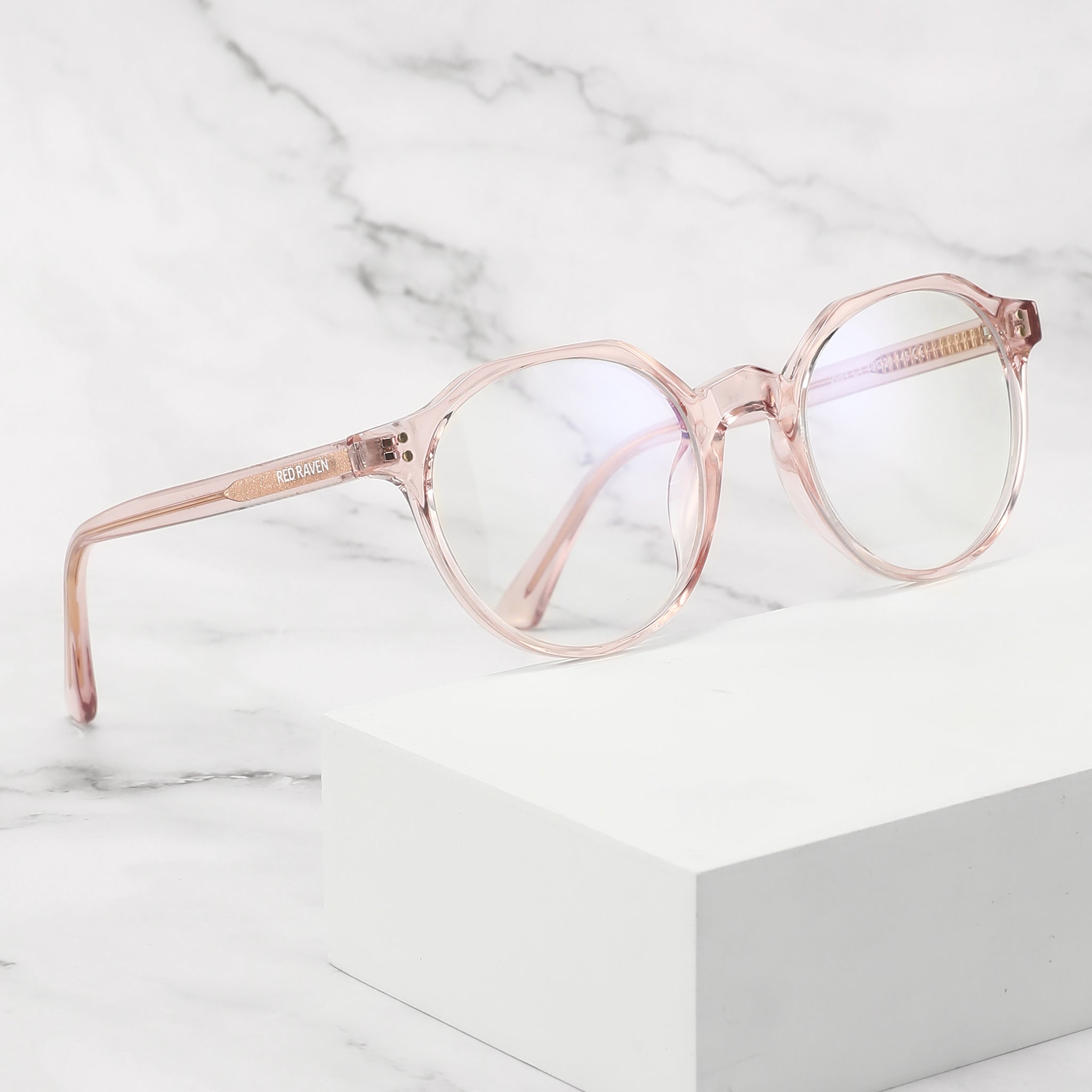 Men's Eyeglasses Red Raven