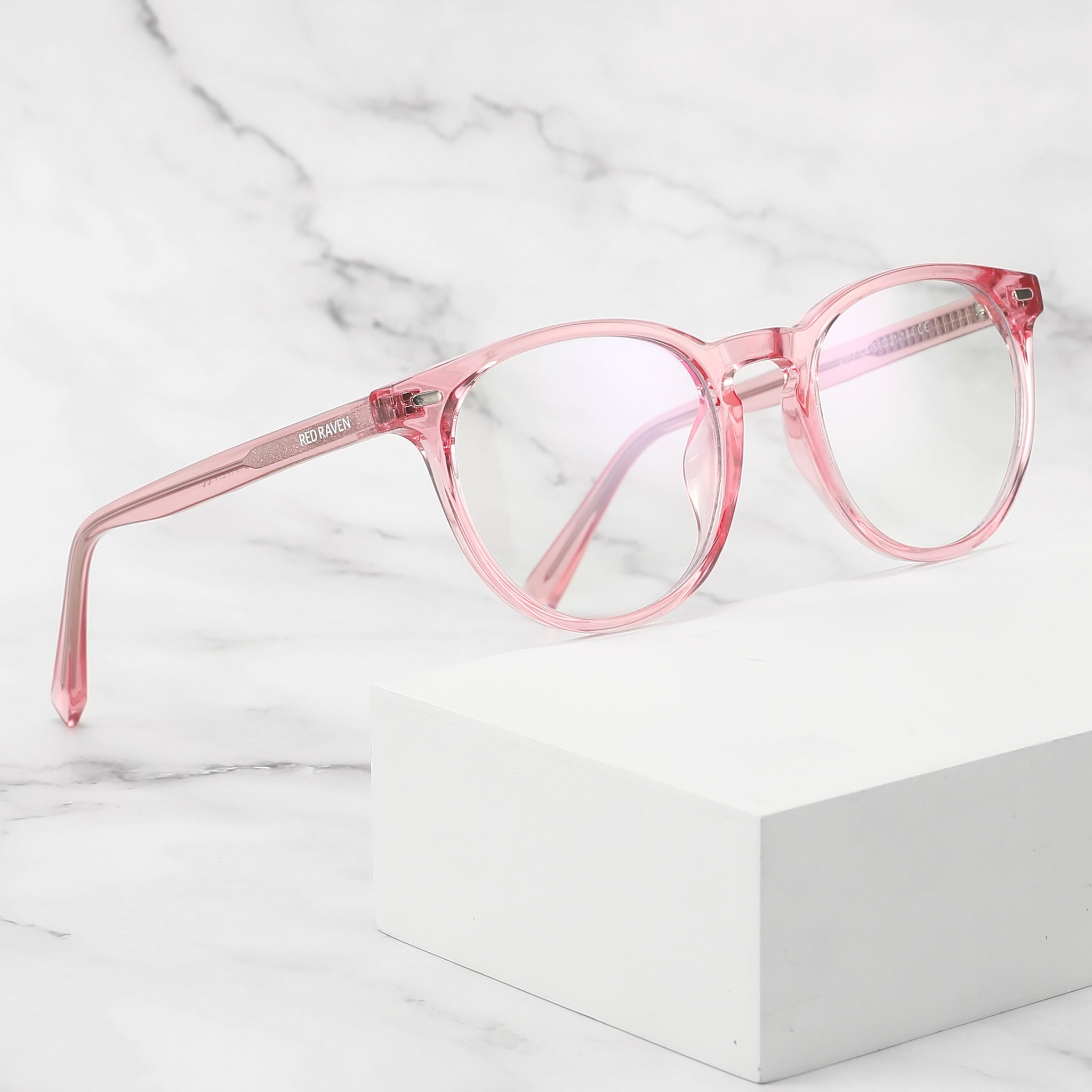 Men's Eyeglasses Red Raven