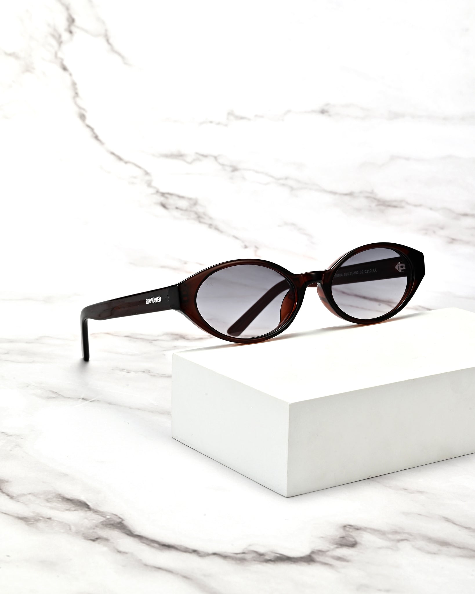 Men's Sunglasses Red Raven Brown