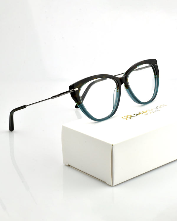 OPTICAL #005 TORTOISE TEAL