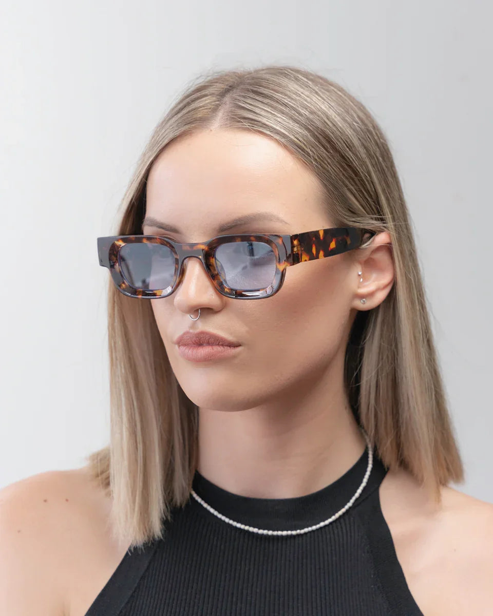 Men's Sunglasses Red Raven Brown