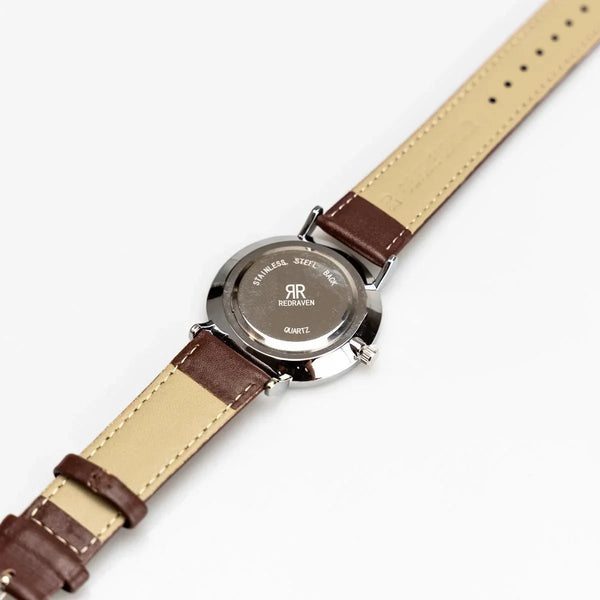 ALPHA NERO BROWN LEATHER - Red Raven