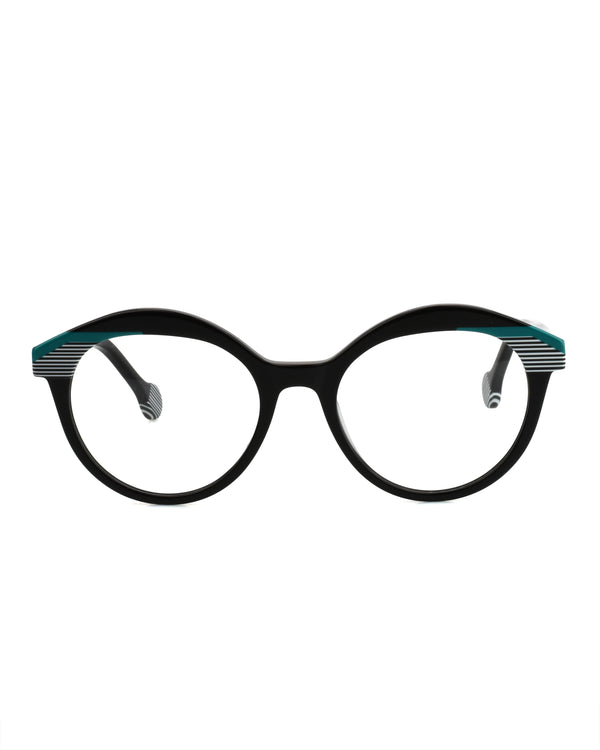 OPTICAL #004 BLACK GREEN