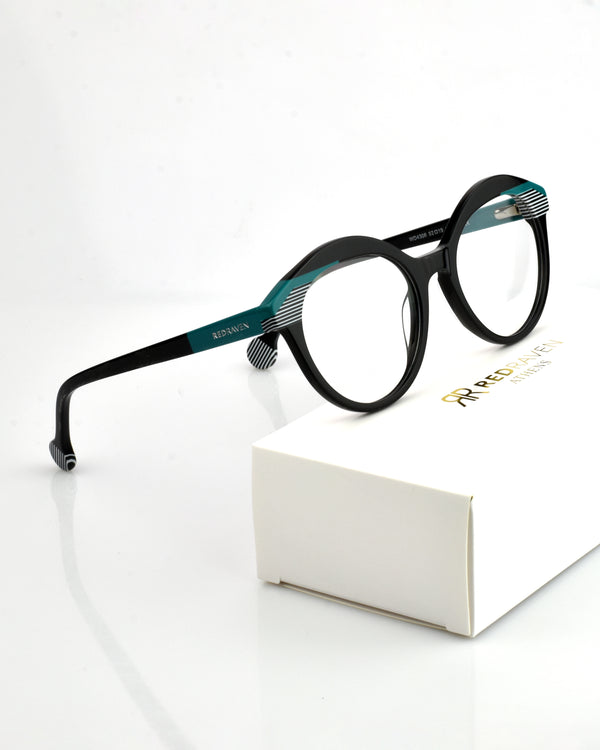 OPTICAL #004 BLACK GREEN