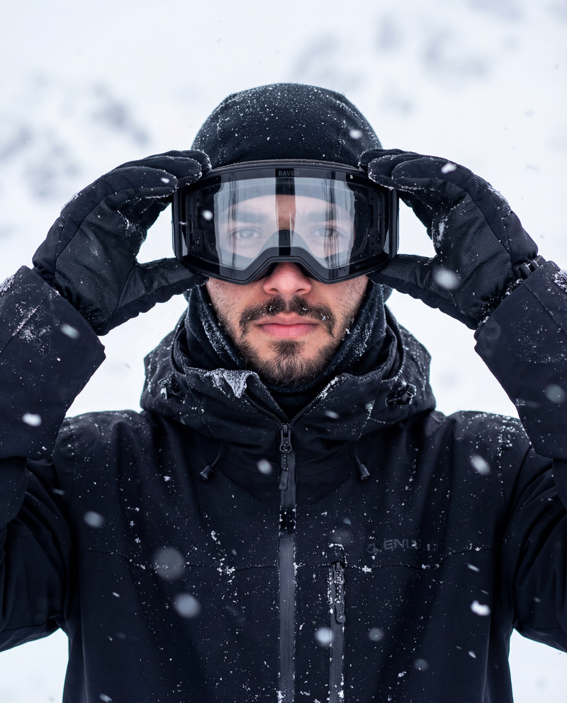 SNOW MASK #D CLEAR - PHOTOCHROMIC 