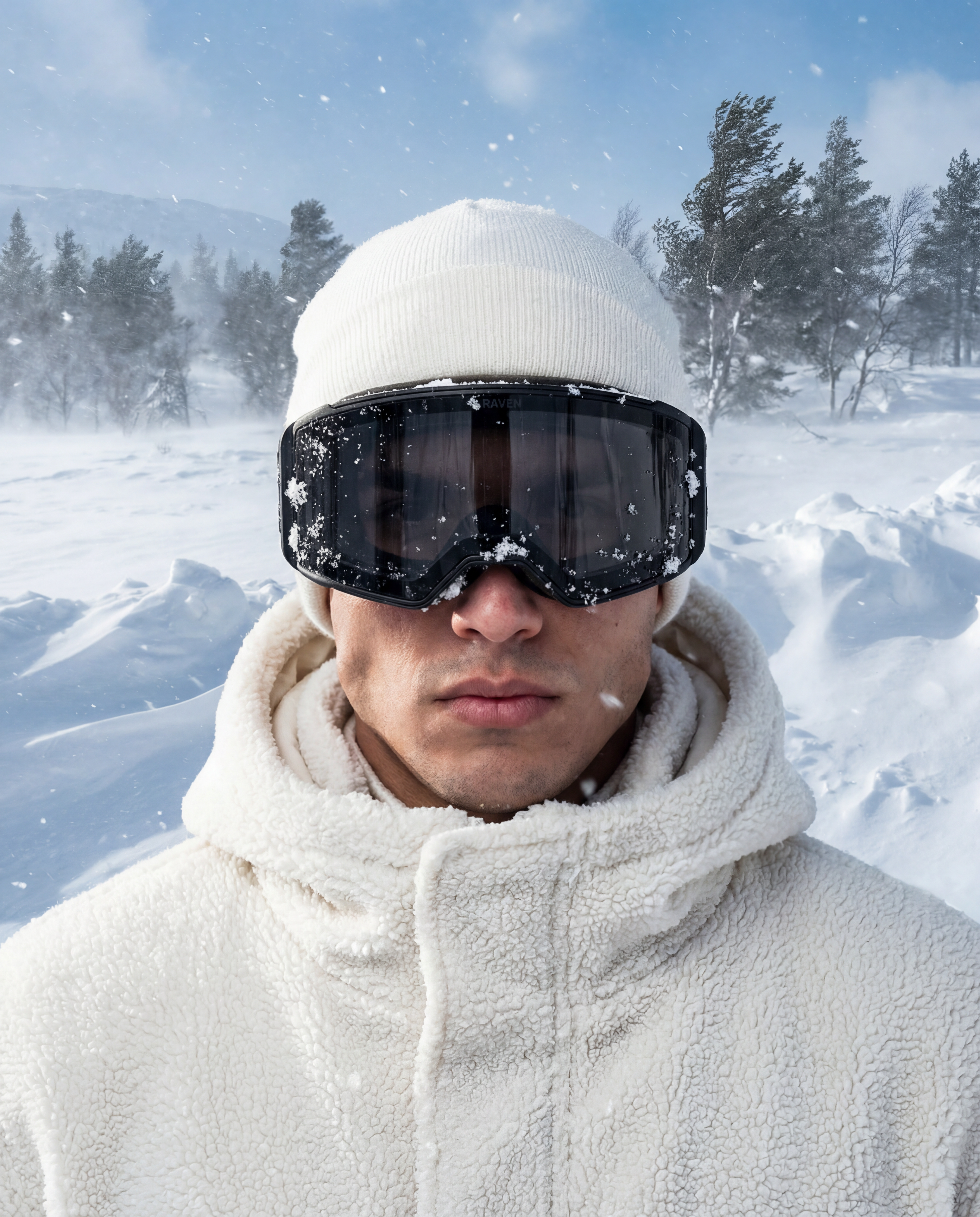 SNOW MASK #D CLEAR - PHOTOCHROMIC 