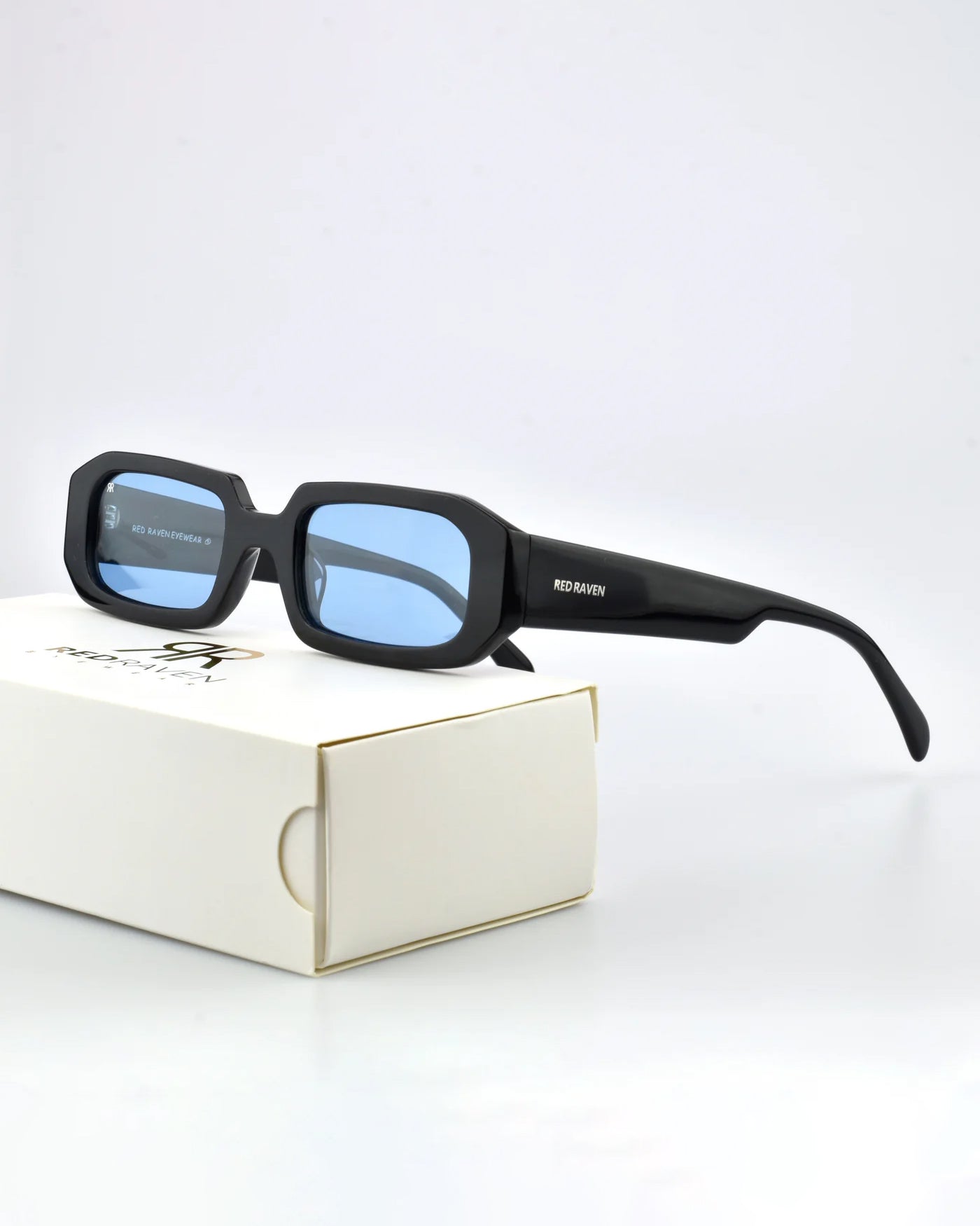 Men's Sunglasses Red Raven Black