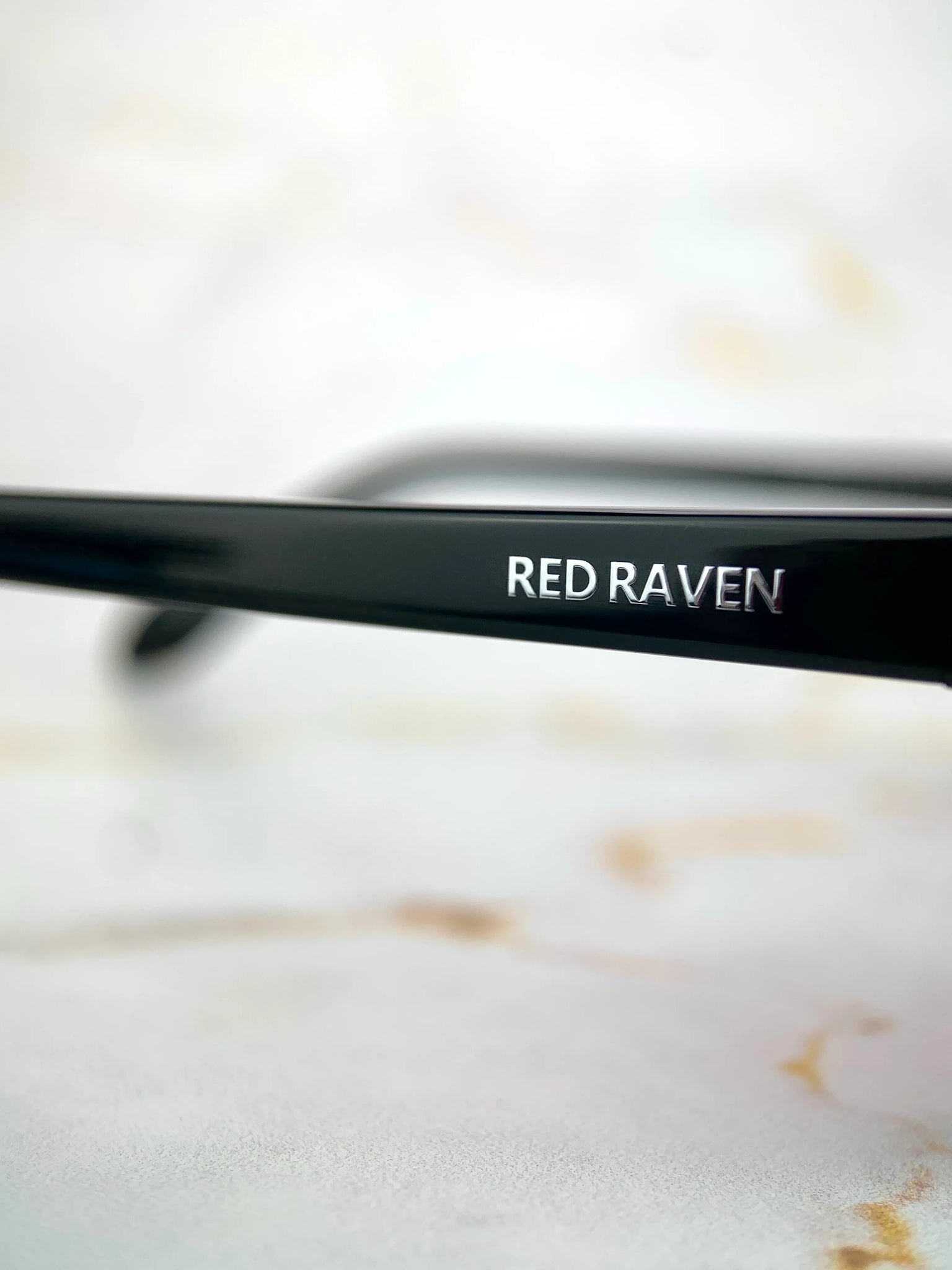 Men's Sunglasses Red Raven Black