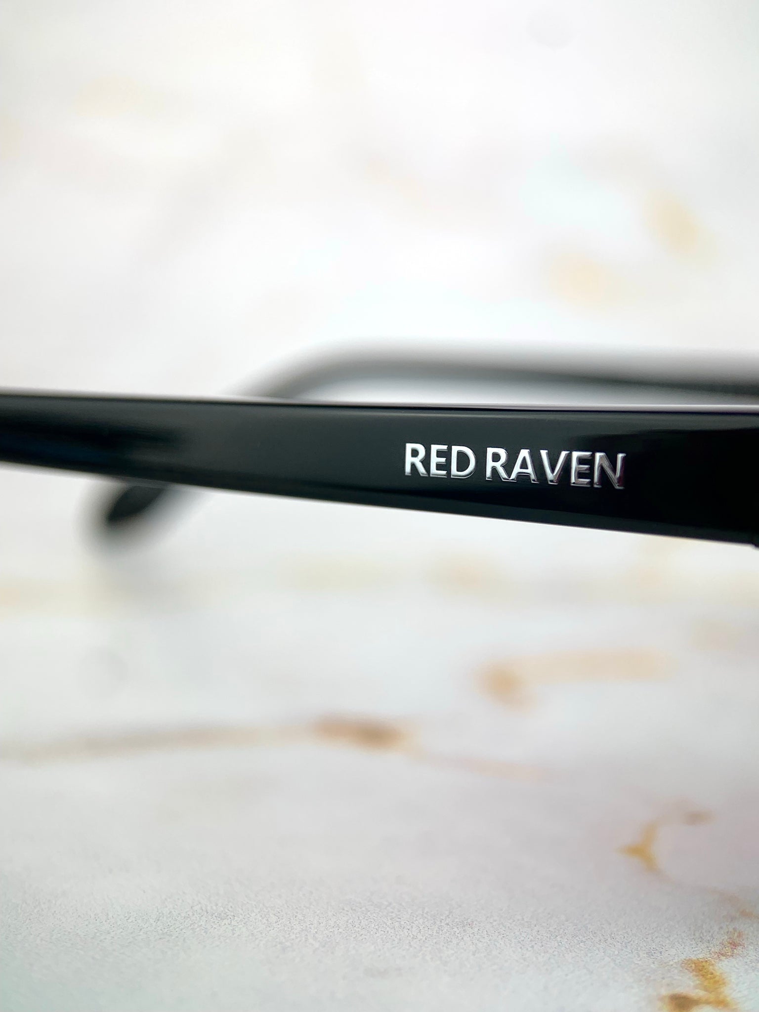 Men's Sunglasses Red Raven Black