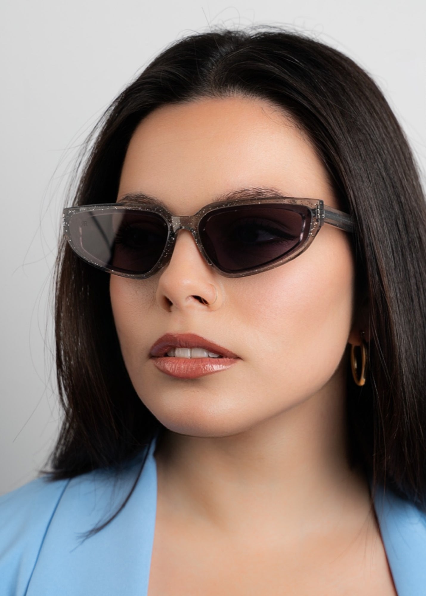 Men's Sunglasses Red Raven White