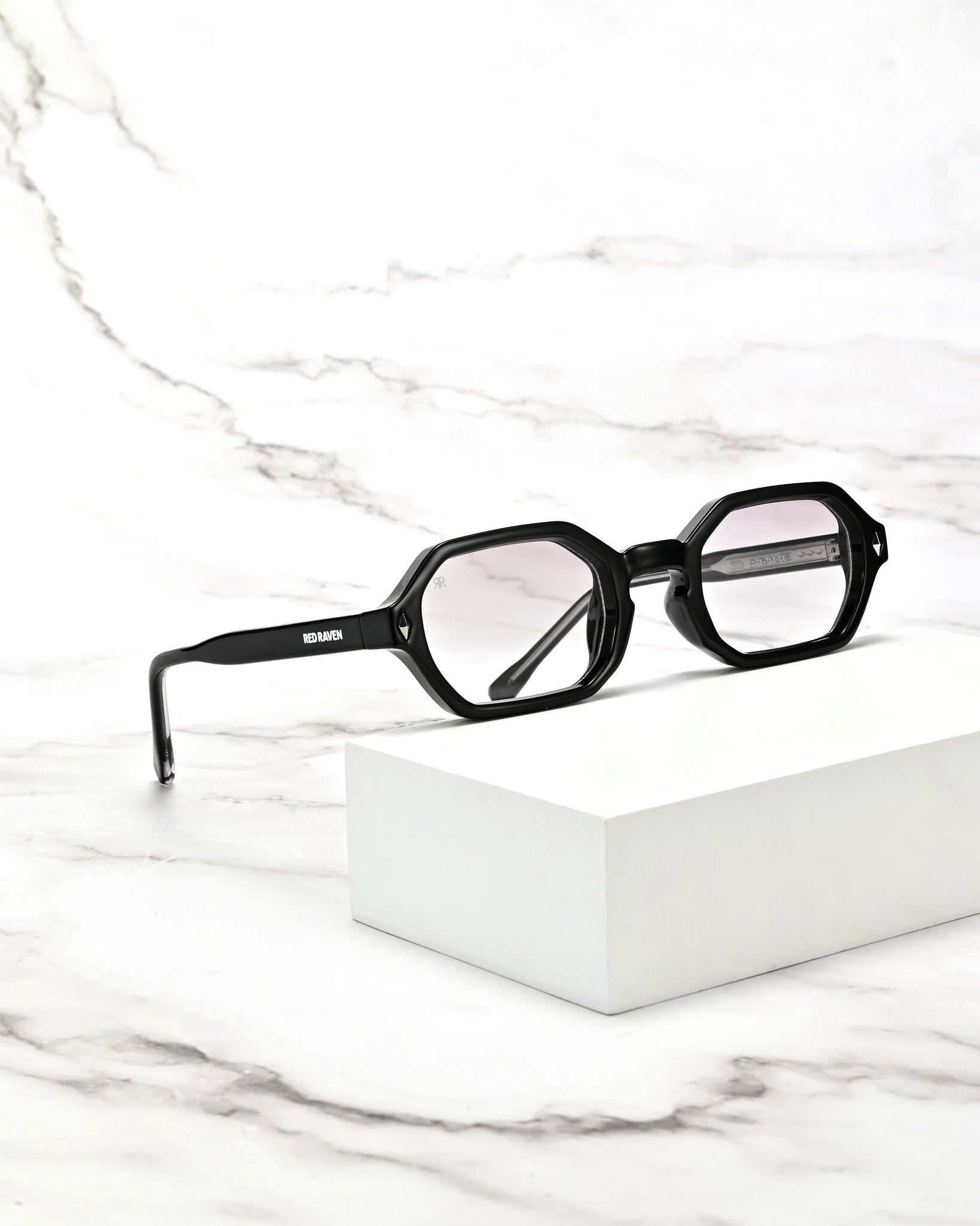 Men's Sunglasses Red Raven Black