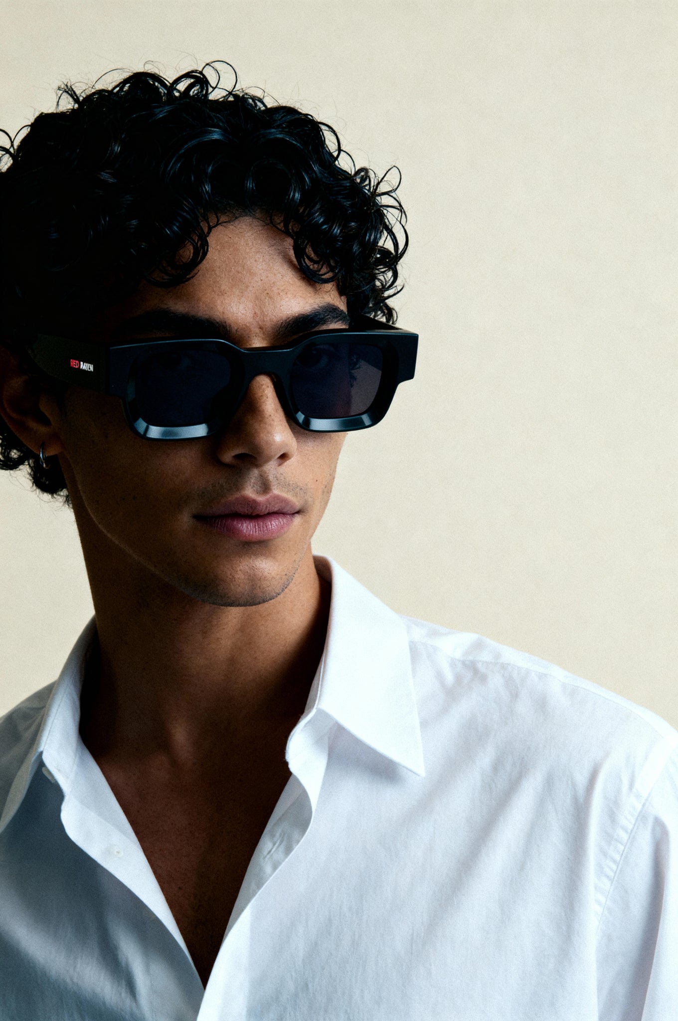 Men's Sunglasses Red Raven Black