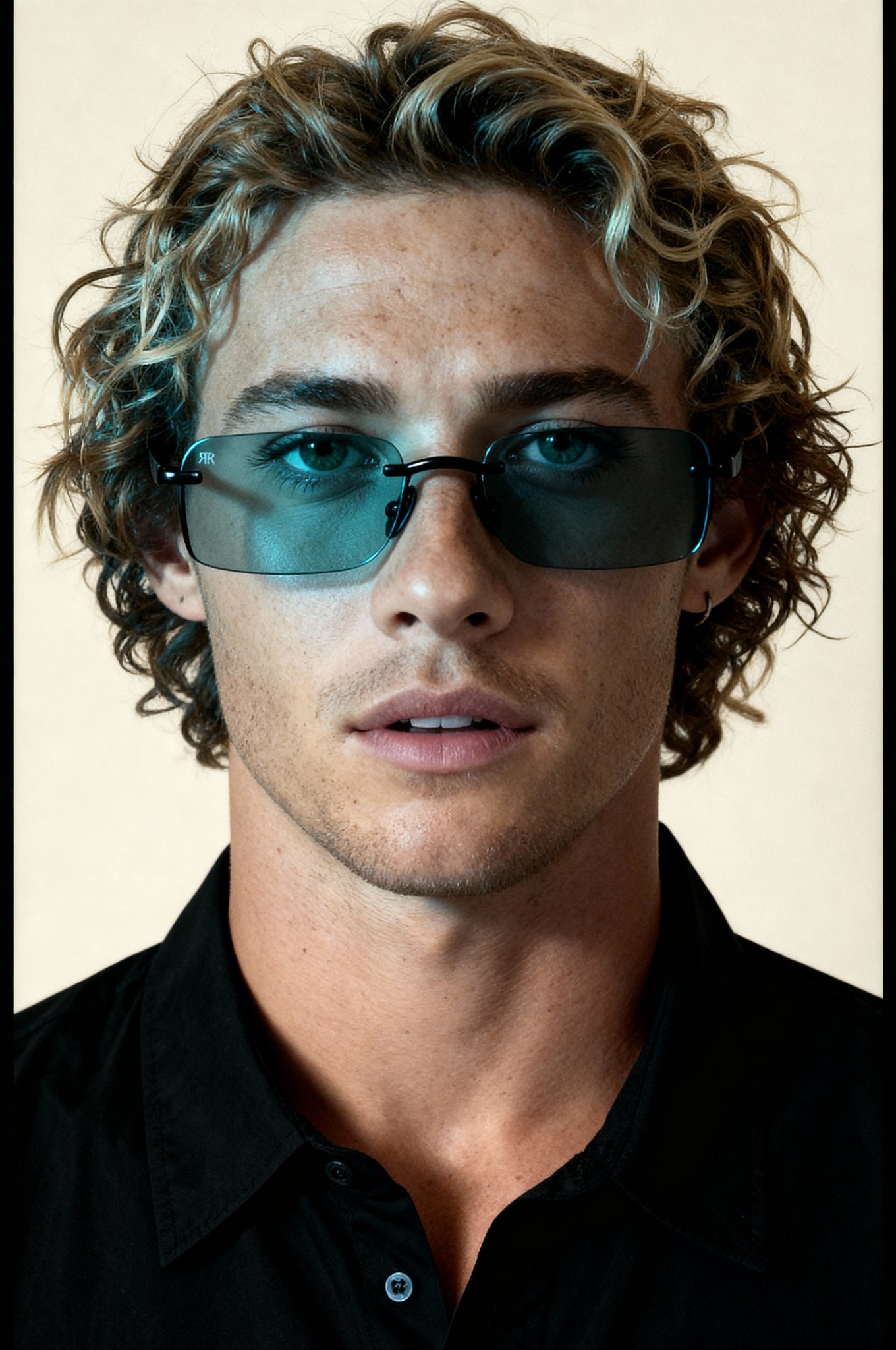 Men's Sunglasses Red Raven Black