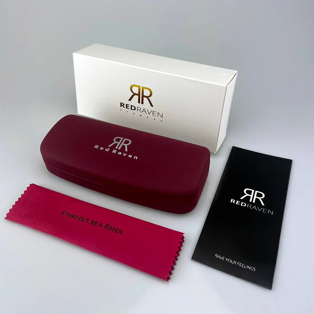 Men's Sunglasses Red Raven Black