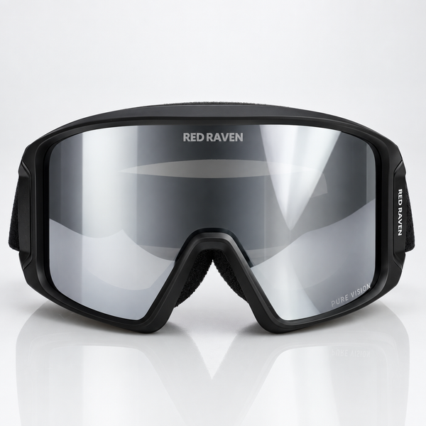 SNOW MASK #ALPINE SERIES BLACK SILVER