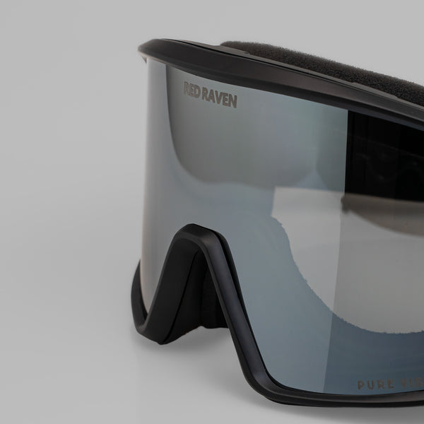 SNOW MASK #ALPINE SERIES BLACK SILVER