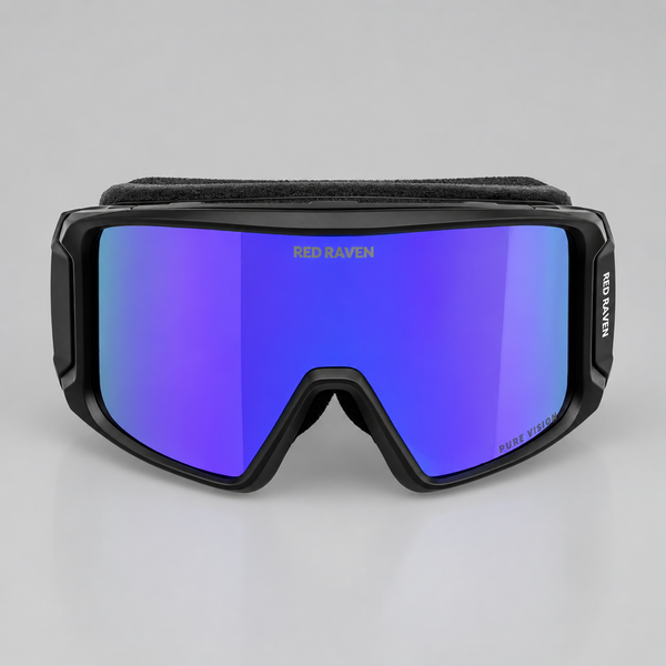SNOW MASK #ALPINE SERIES BLACK PURPLE