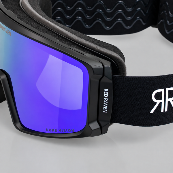 SNOW MASK #ALPINE SERIES BLACK PURPLE