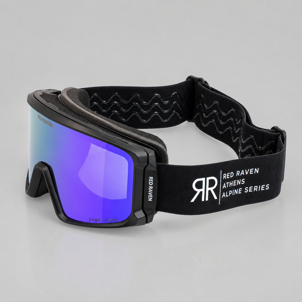 SNOW MASK #ALPINE SERIES BLACK PURPLE