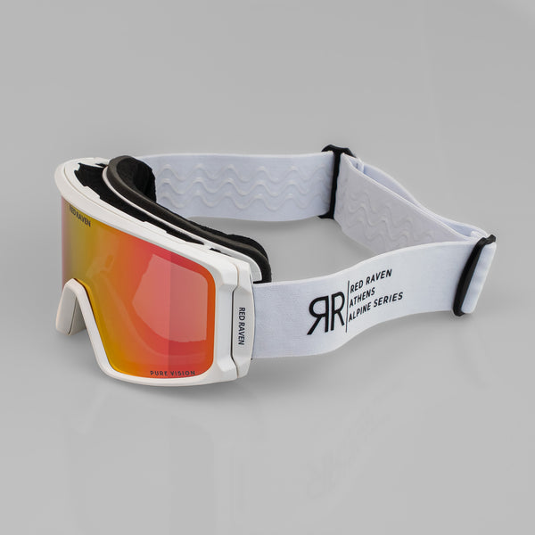 SNOW MASK #ALPINE SERIES WHITE PINK