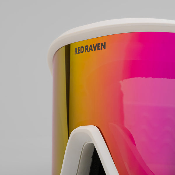 SNOW MASK #ALPINE SERIES WHITE PINK