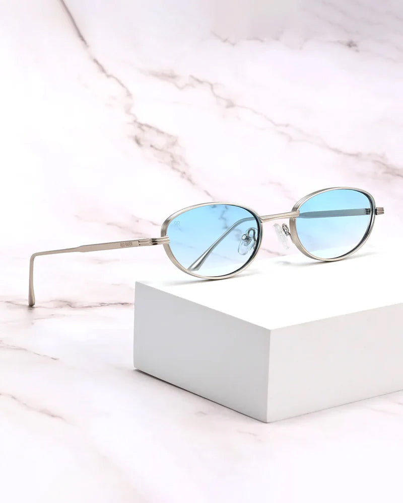 Men's Sunglasses Red Raven Silver