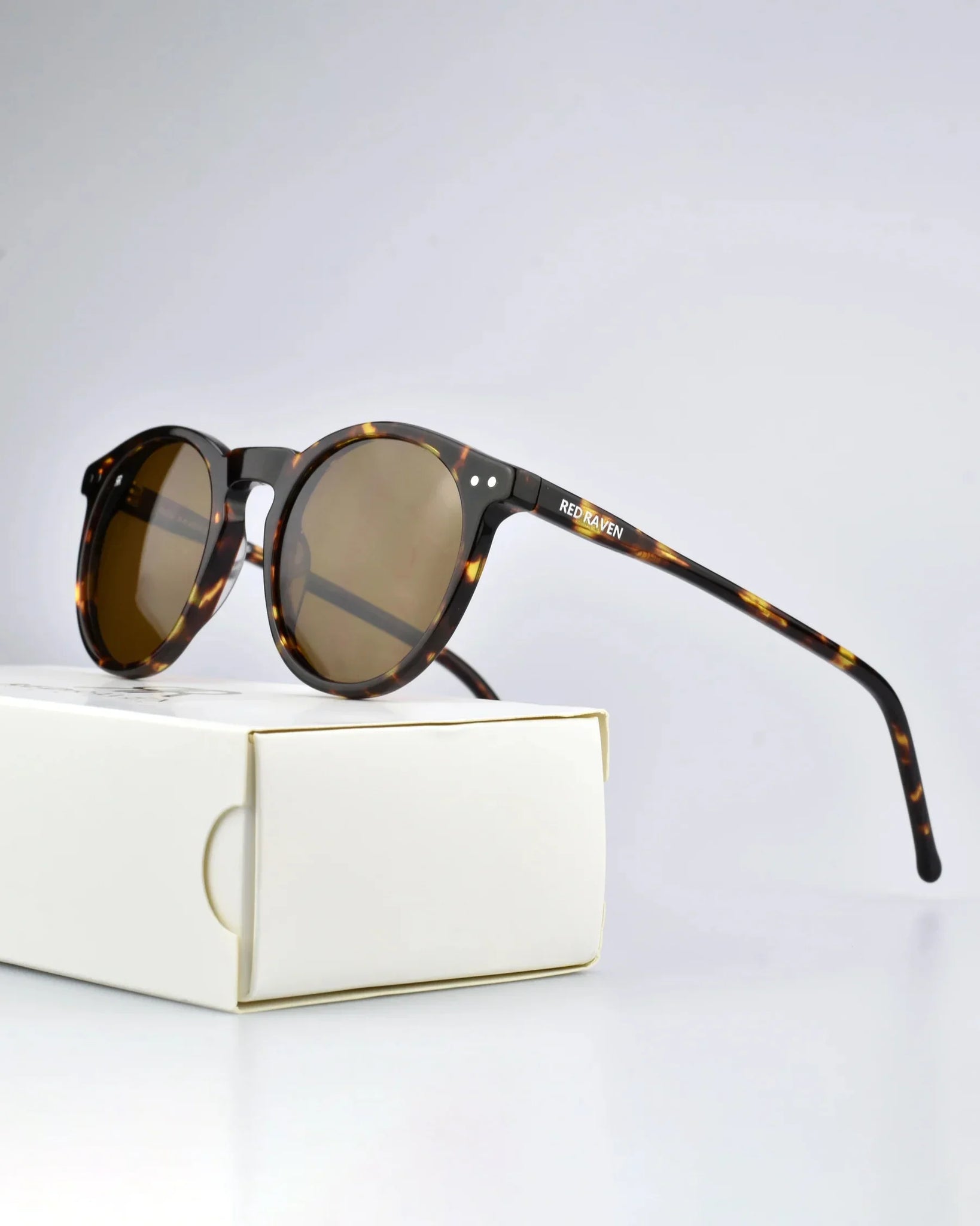 Men's Sunglasses Red Raven Brown