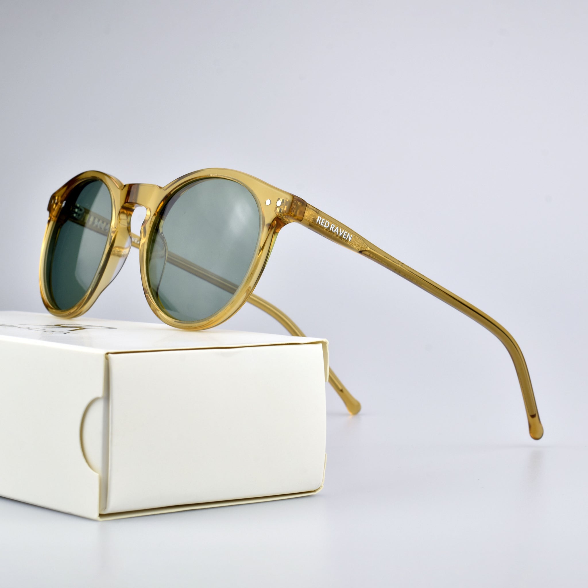 Men's Sunglasses Red Raven Yellow