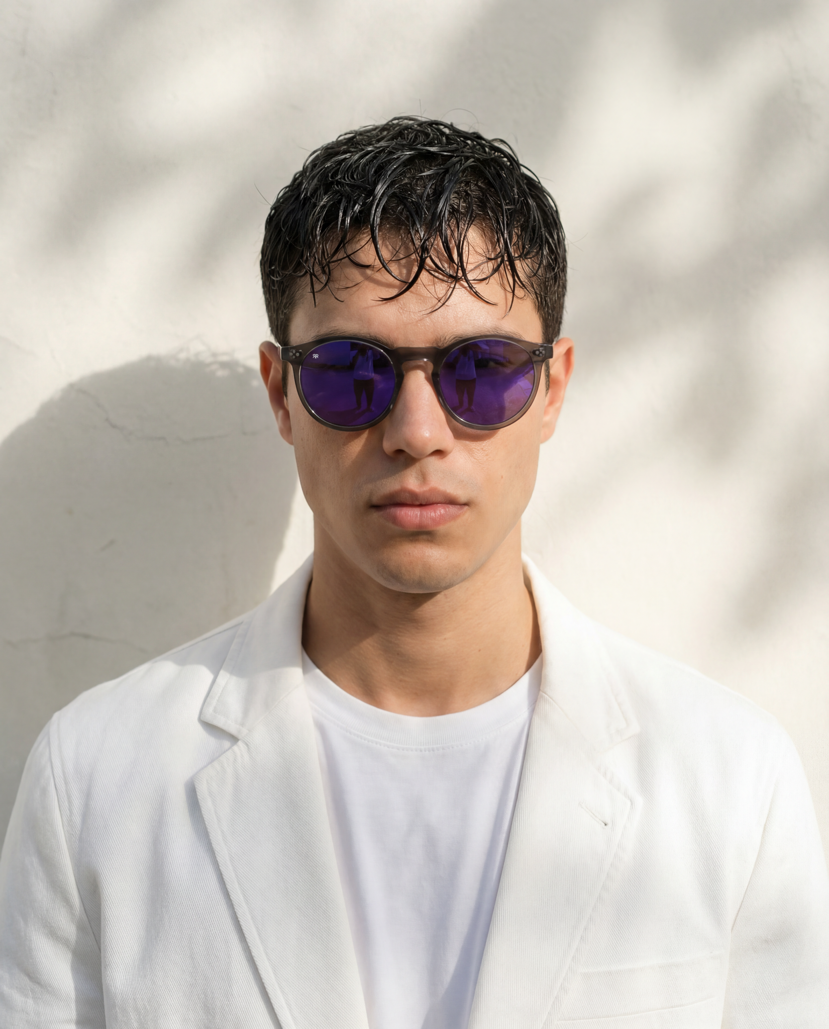 Men's Sunglasses Red Raven Gray