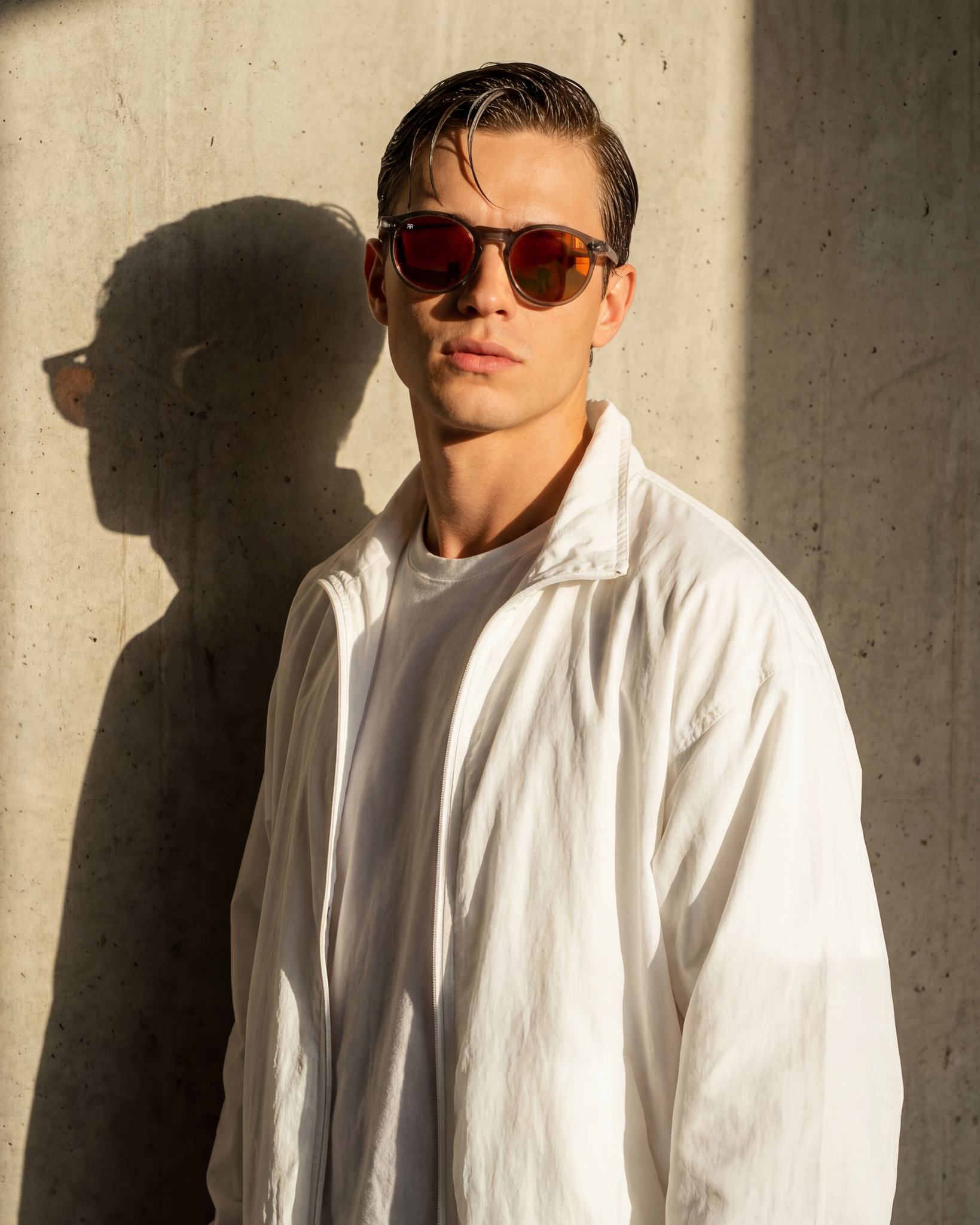 Men's Sunglasses Red Raven Gray