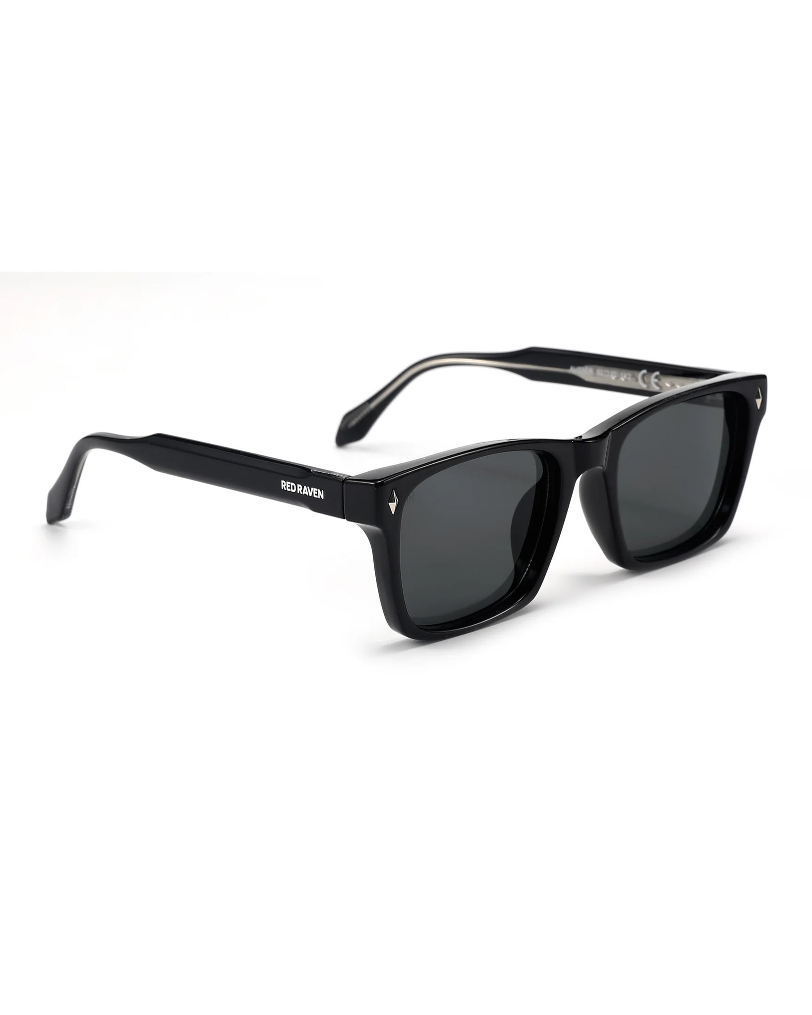 Men's Sunglasses Red Raven Black