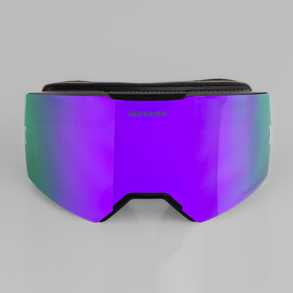 SNOW MASK #B BLACK PURPLE
