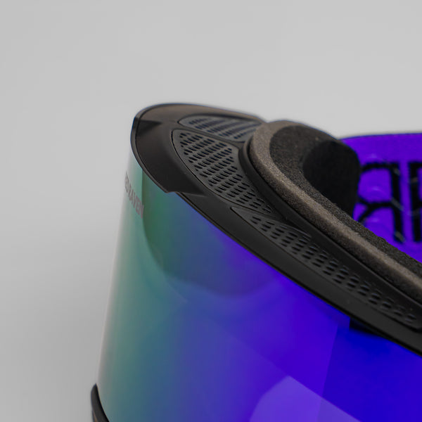 SNOW MASK #B BLACK PURPLE
