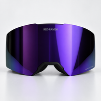 SNOW MASK #B BLACK PURPLE