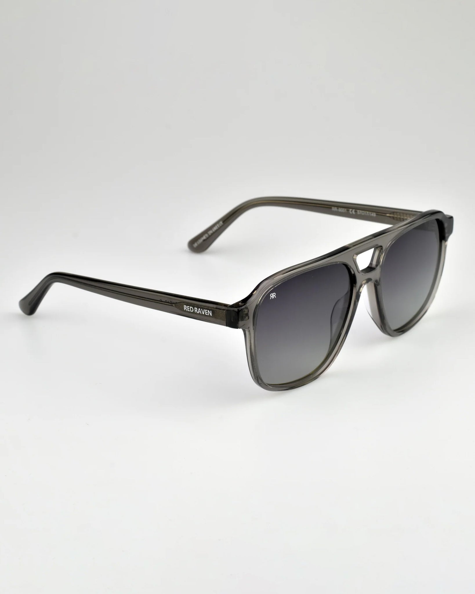 Men's Sunglasses Red Raven White