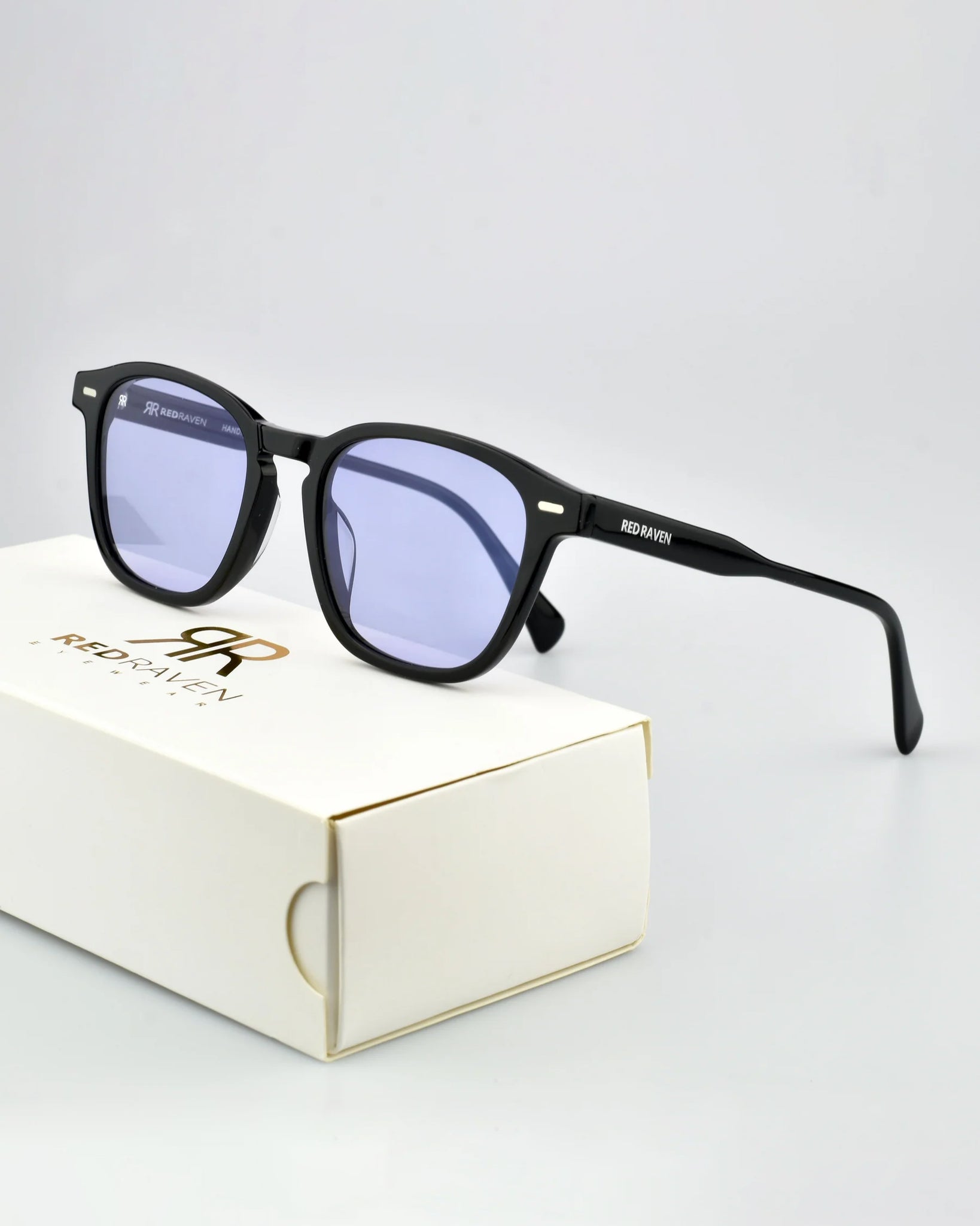 Men's Sunglasses Red Raven Black