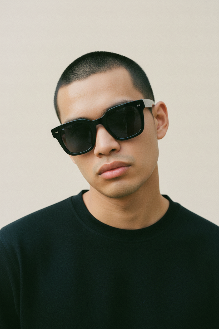 Men's Sunglasses Red Raven Black