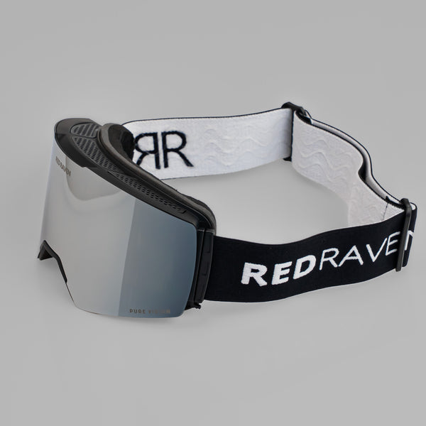 SNOW MASK #B BLACK SILVER