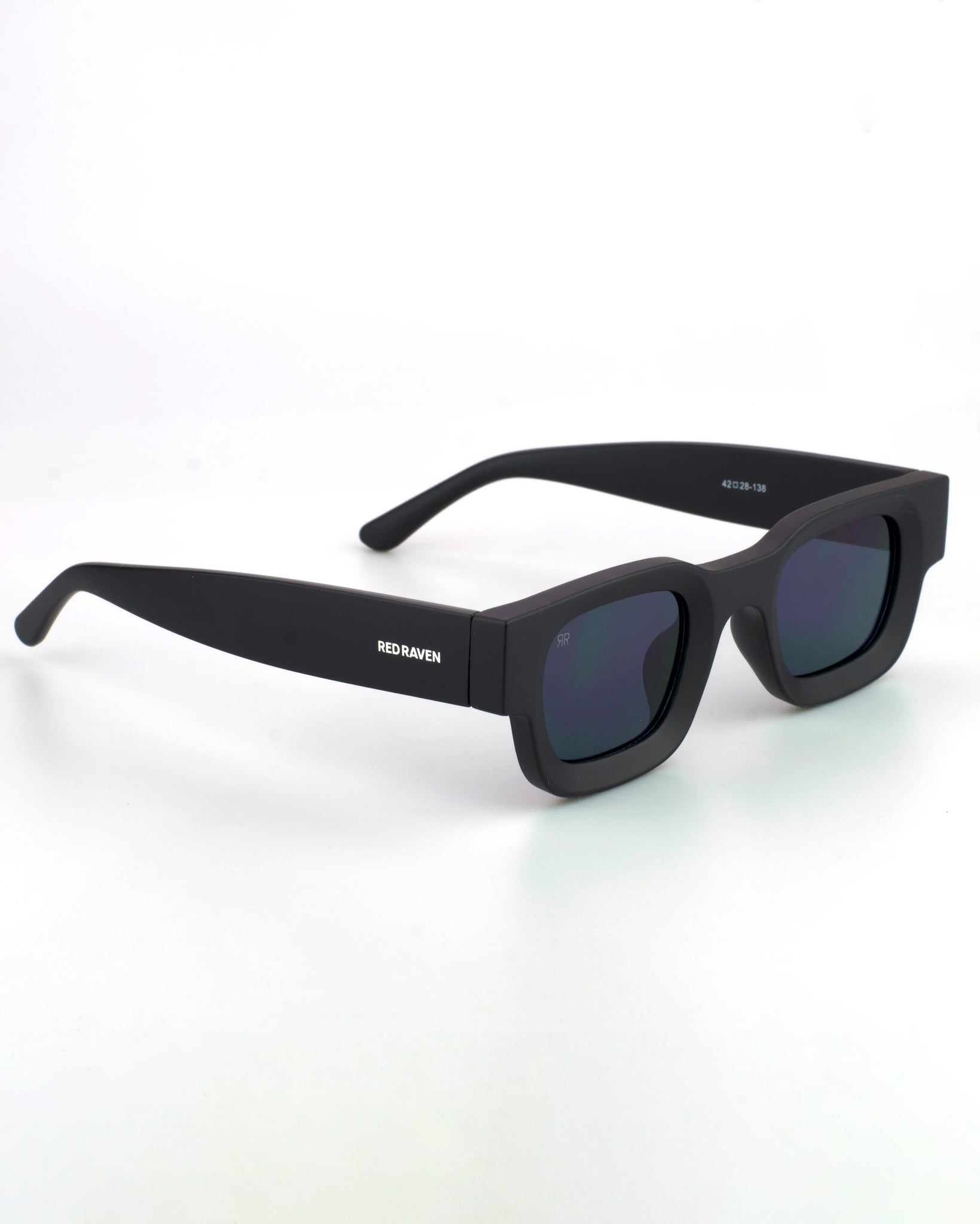 Men's Sunglasses Red Raven Black