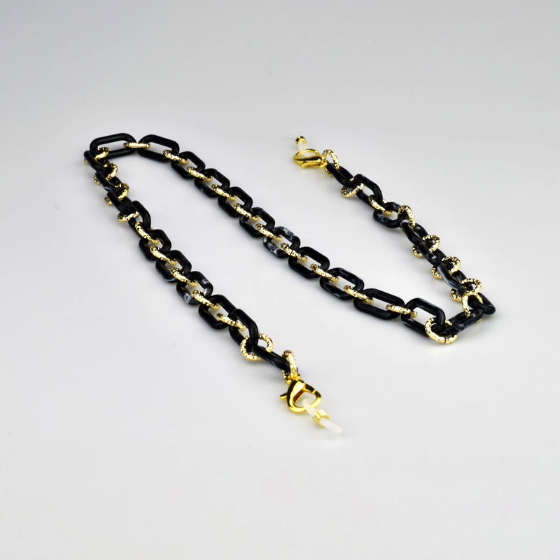 CATENA CORALLO CHIARO-NERO