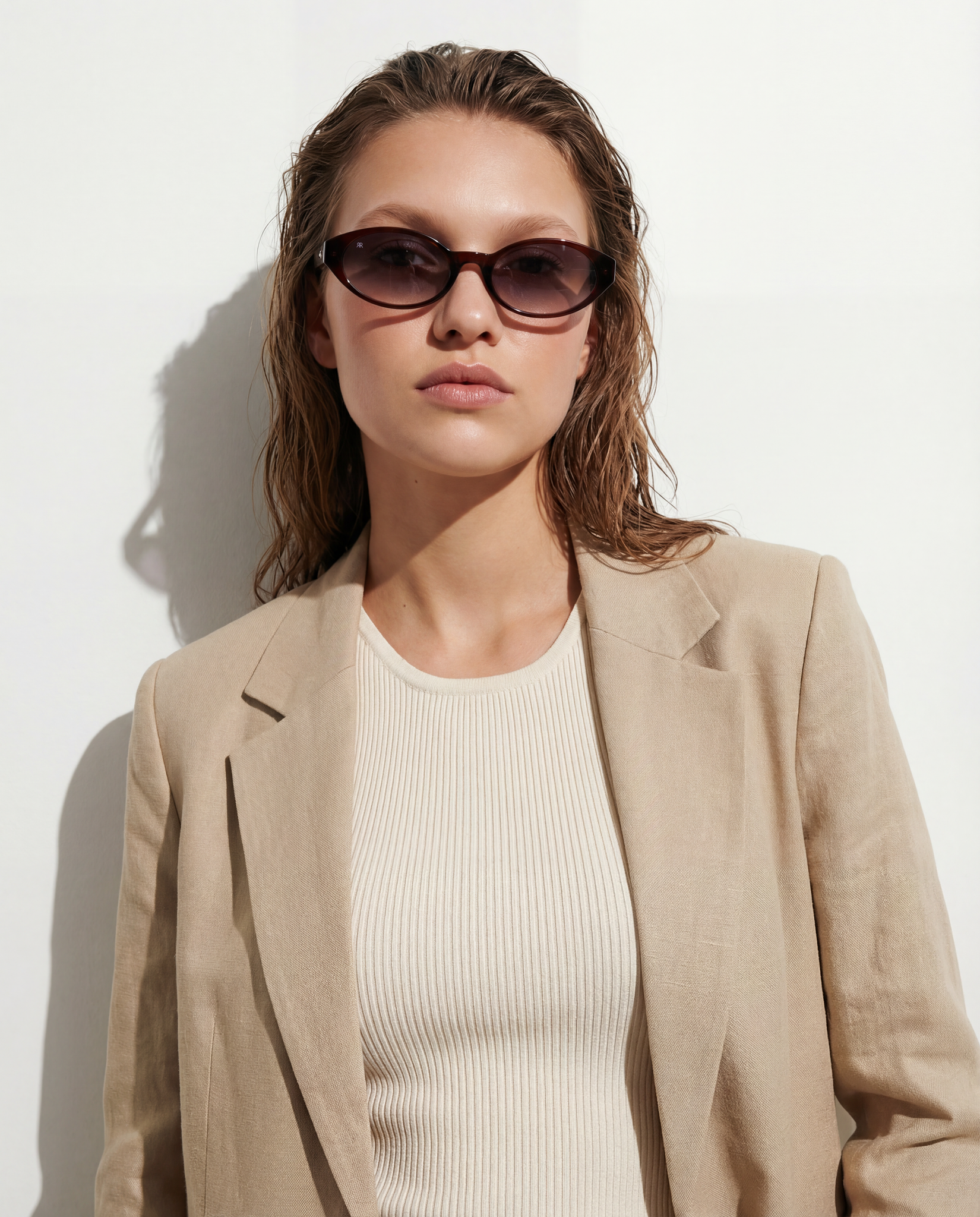 Men's Sunglasses Red Raven Brown