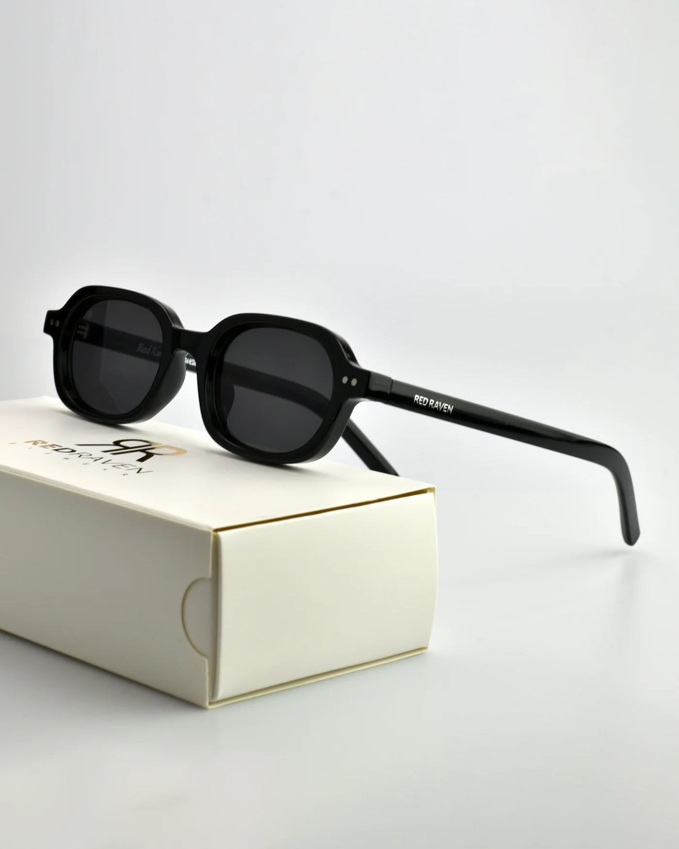 Men's Sunglasses Red Raven Black