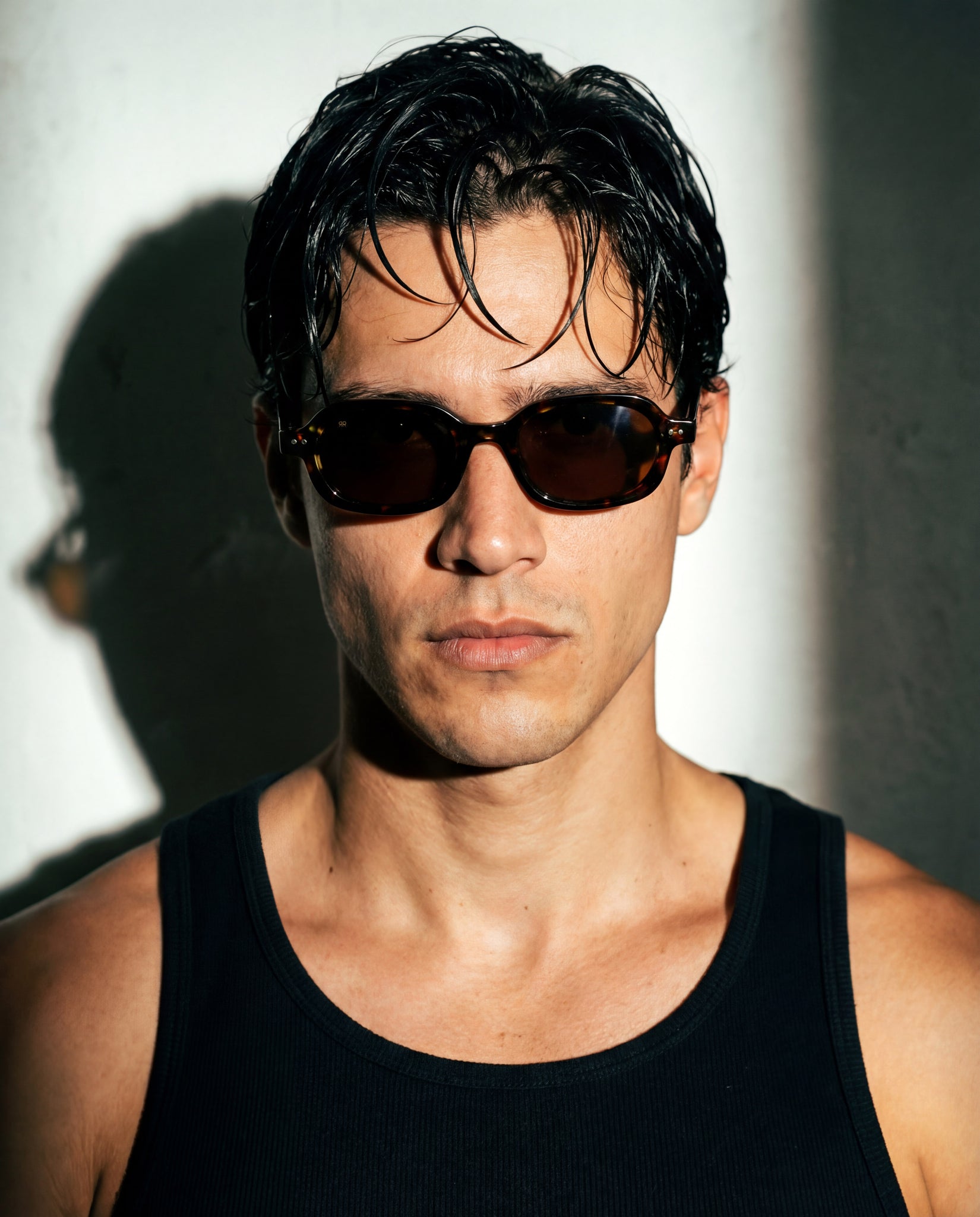 Men's Sunglasses Red Raven Brown